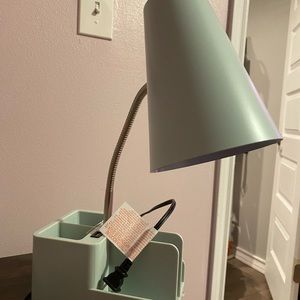 Light blue lamp
